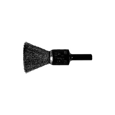 1/2IN CRIMPED END BRUSH ST STL 10/PK