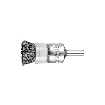 3/4IN .010 BAND CRIMPED WIRE END BRUSH