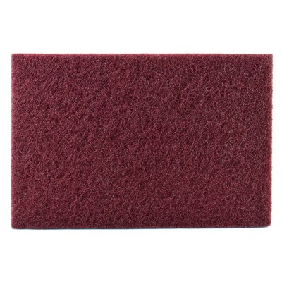 6X9 MAROON NON-WOVEN HAND PADS 10/PK